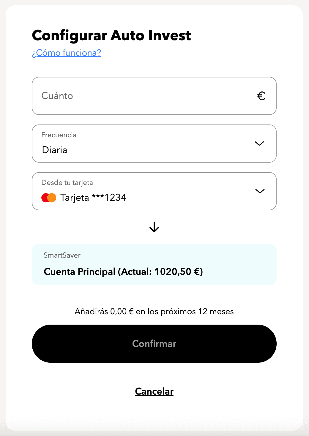Auto invest es