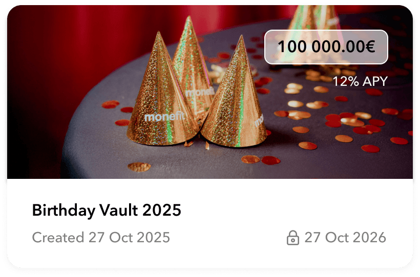 12-month birthday Vault